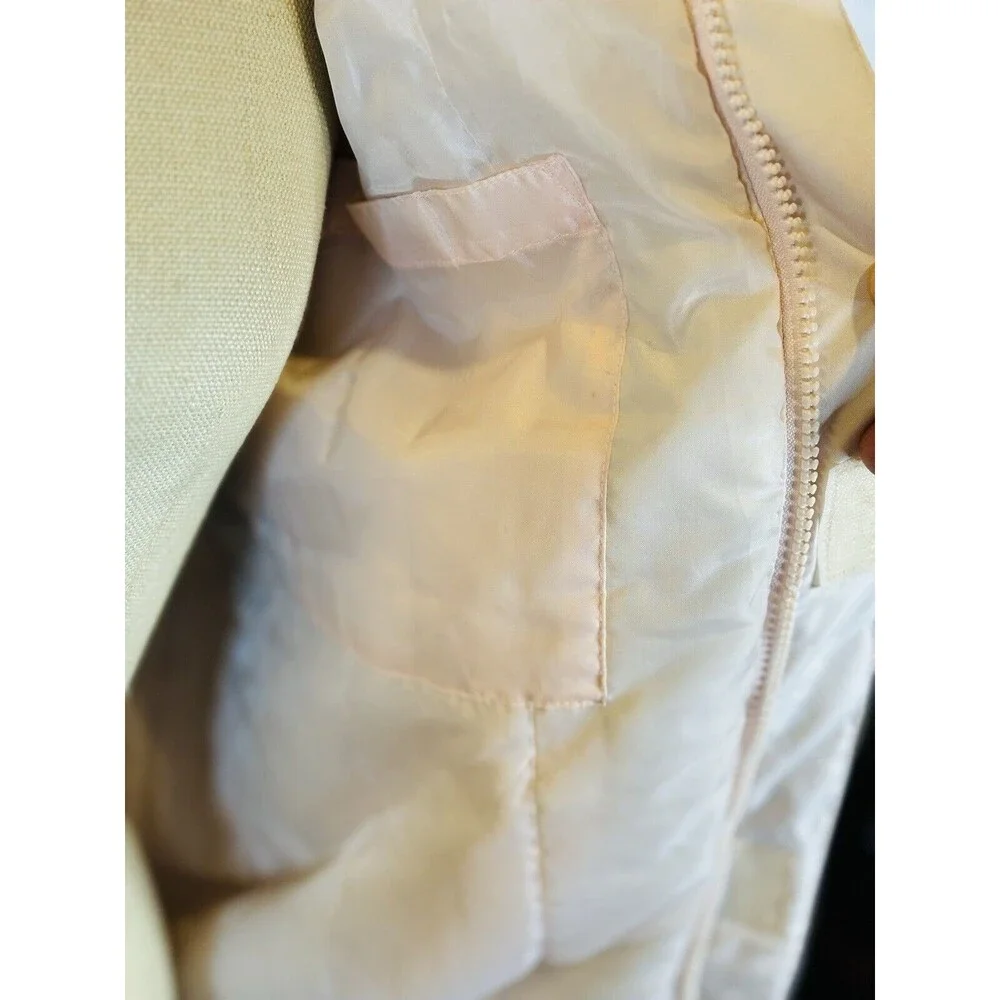 Steve & Barry's Girls Jacket Coat Midweight Pink Gray Hood Zip Pockets‎ Sz 18-20